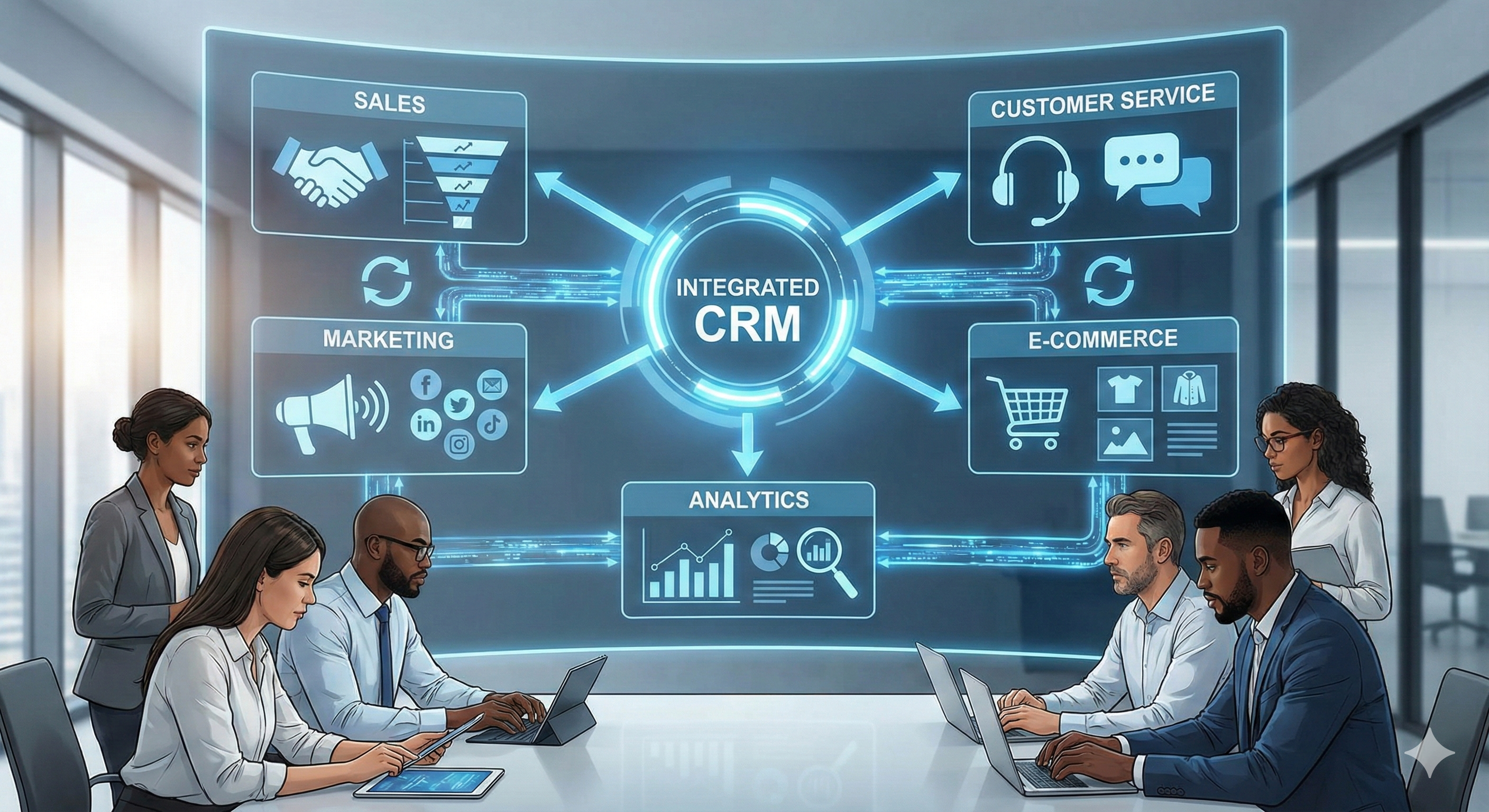 Cloud-native CRM platform accessible from any device globally
